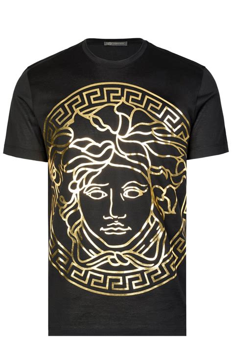 lion medusa shirt versace|versace t shirt medusa head.